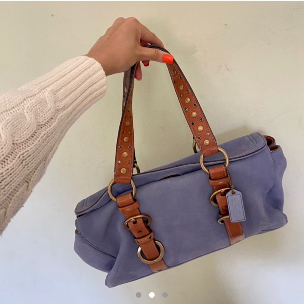 BABY BLUE COACH BAG